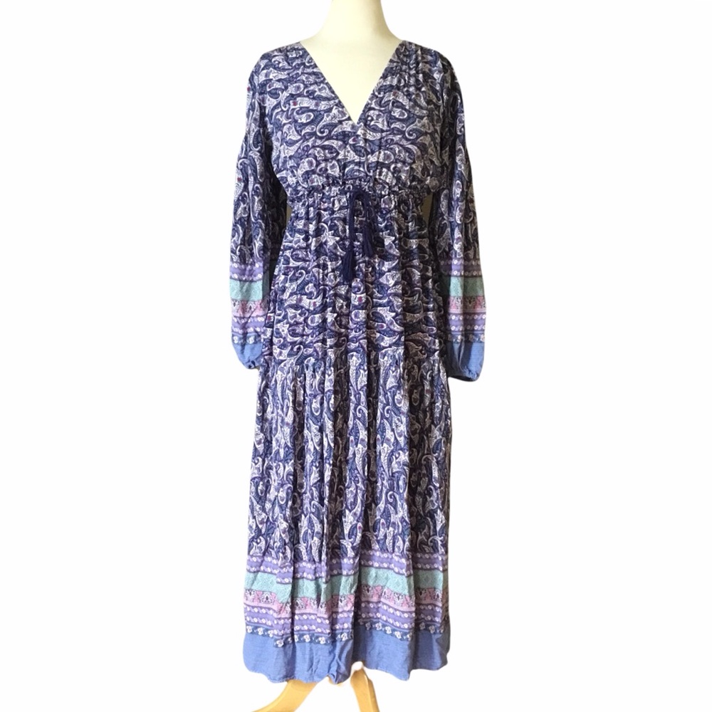 Few Moda Floral Paisley Maxi Dress